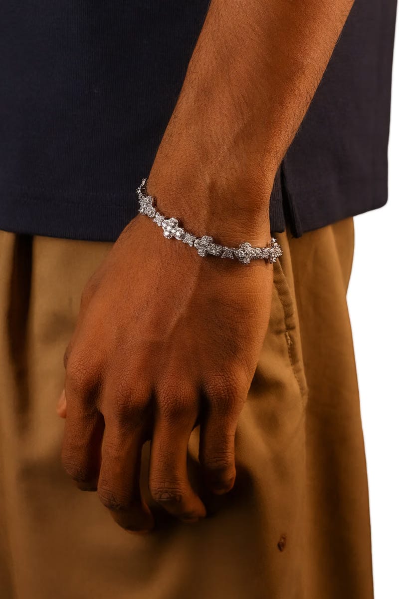 Cluster Cross Bracelet