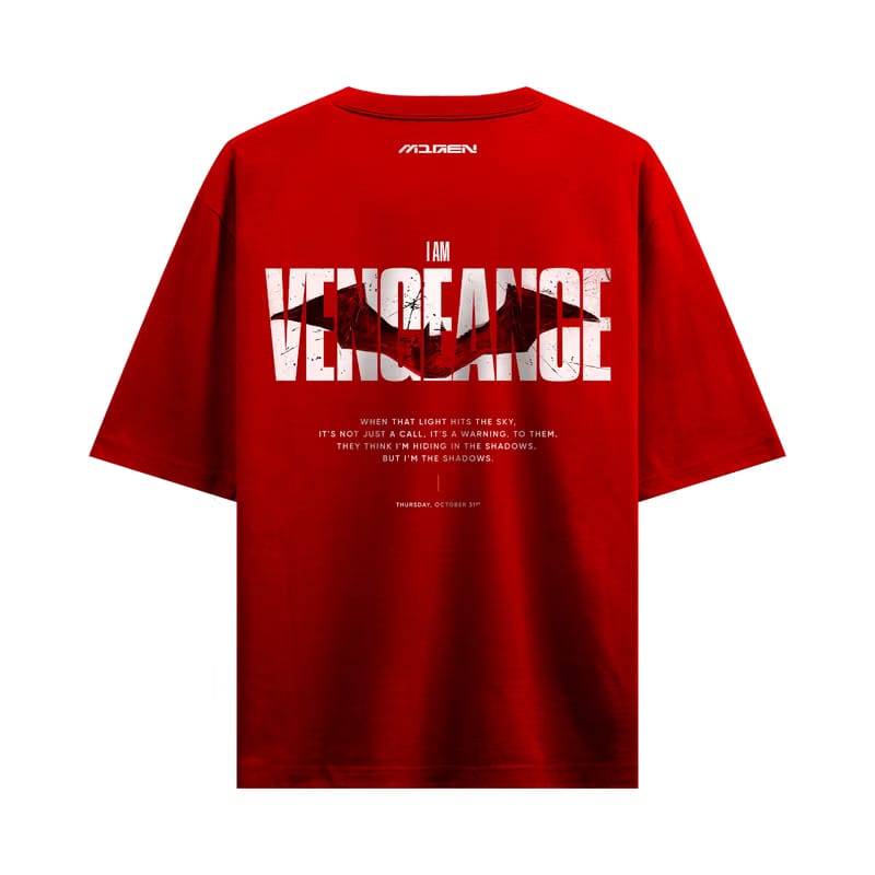 Myugen Vengeance Oversized T-Shirt Red