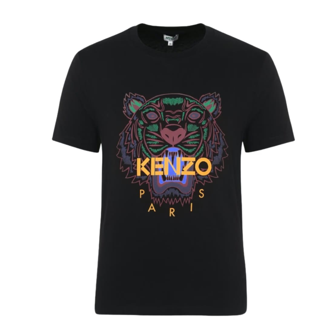 Kenzo Men Black Printed T-Shirts