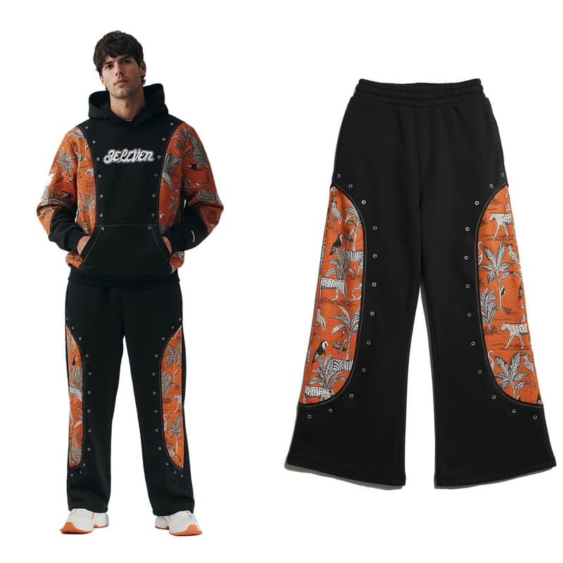Savage Safari Hoodie ( Orange )
