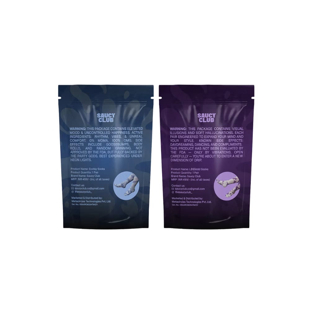 Exxtsy + L$$$ddd Socks (SET OF 2)