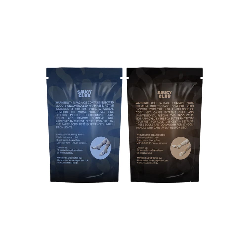Exxtsy + Tobakoo Socks (SET OF 2)