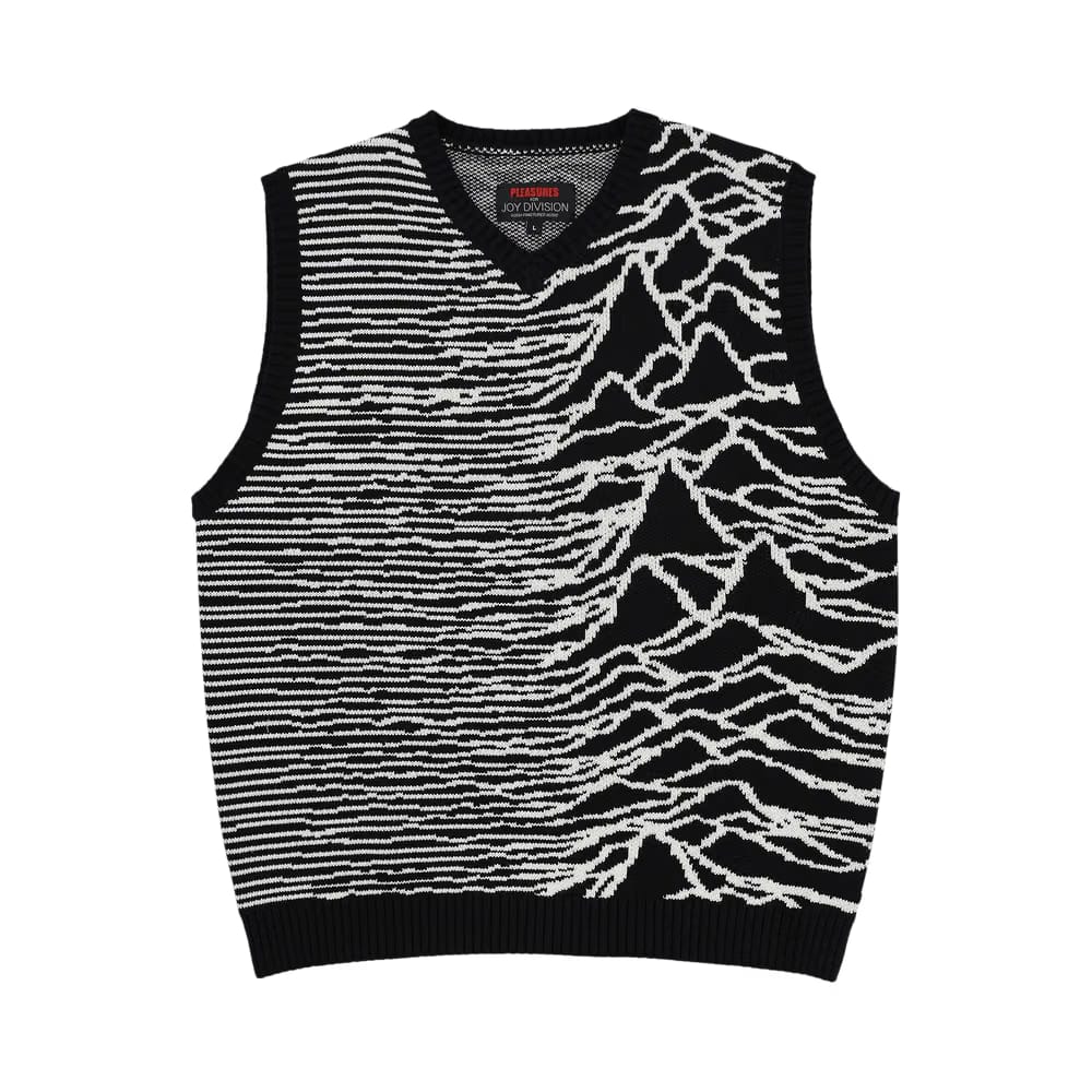 Pleasures Interzone Sweater Vest Black