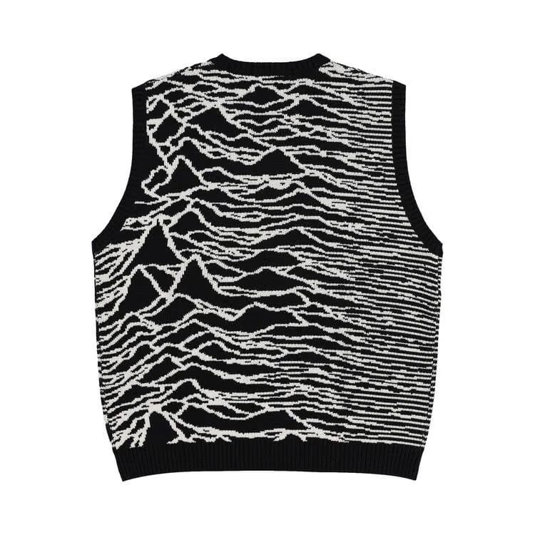 Pleasures Interzone Sweater Vest Black