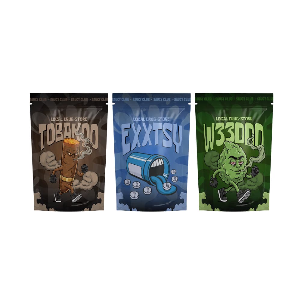 Exxtsy + Tobakoo + W33ddd Socks (SET OF 3)