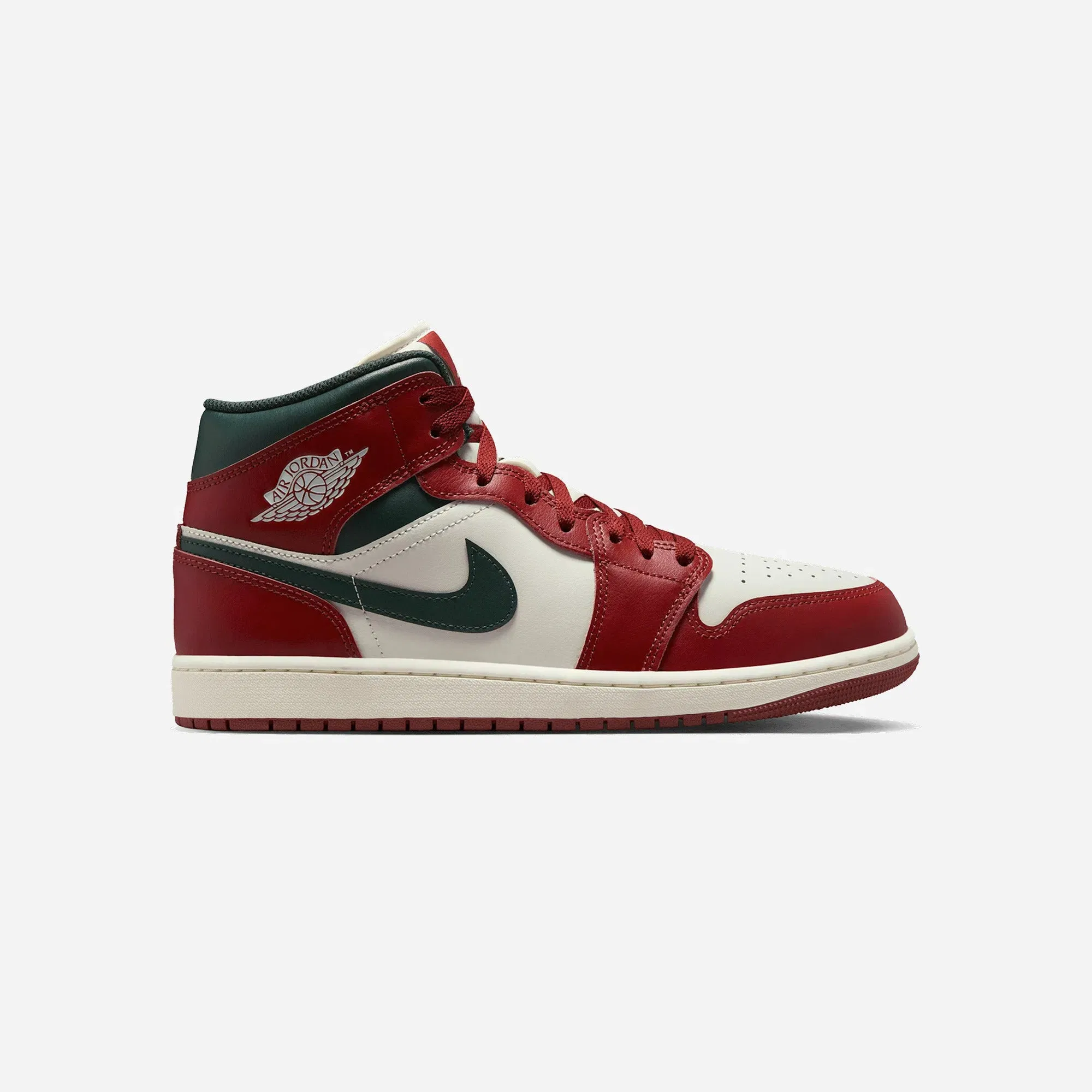Air Jordan 1 Mid Redstone Midnight Green