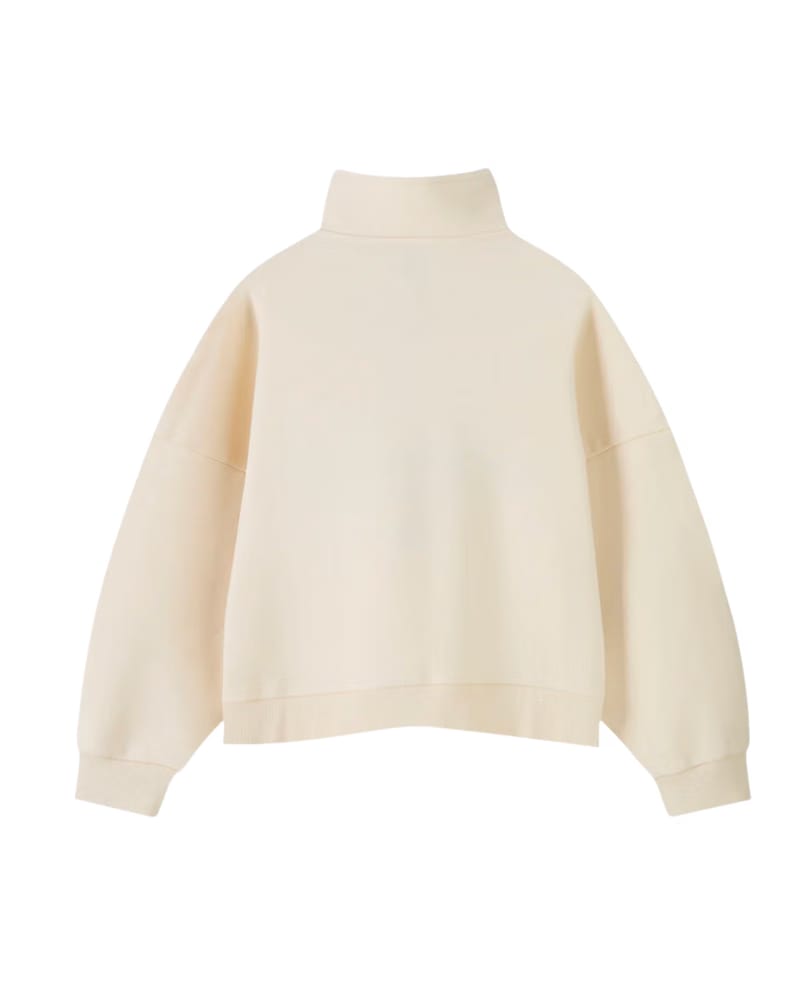 HASHWAY QUARTER ZIP - MARSHMALLOW