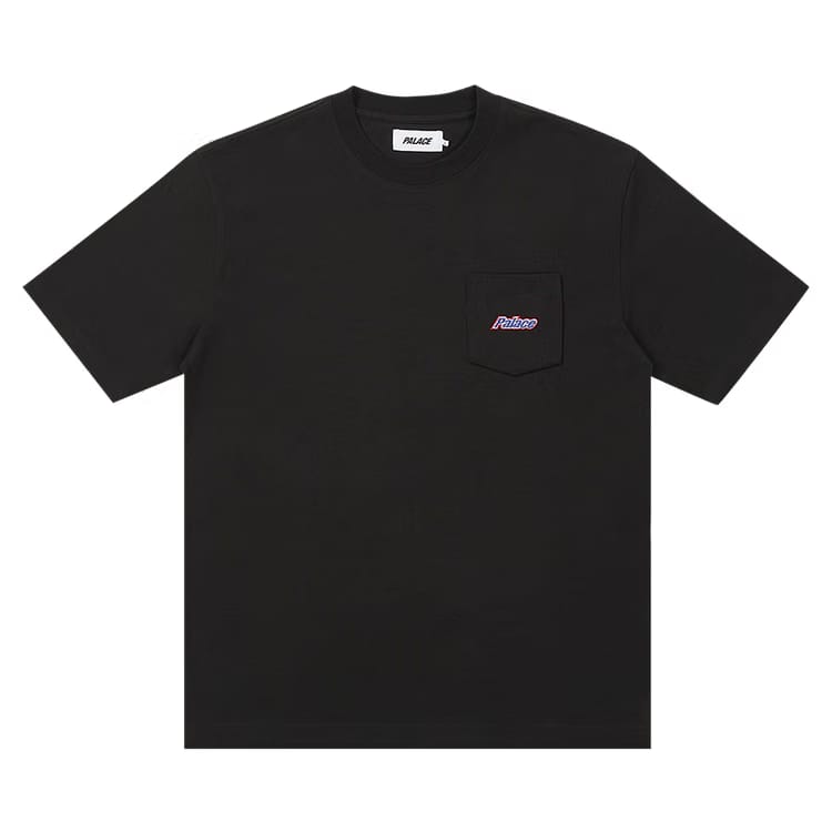 Palace Embroidered Pocket T-Shirt Black