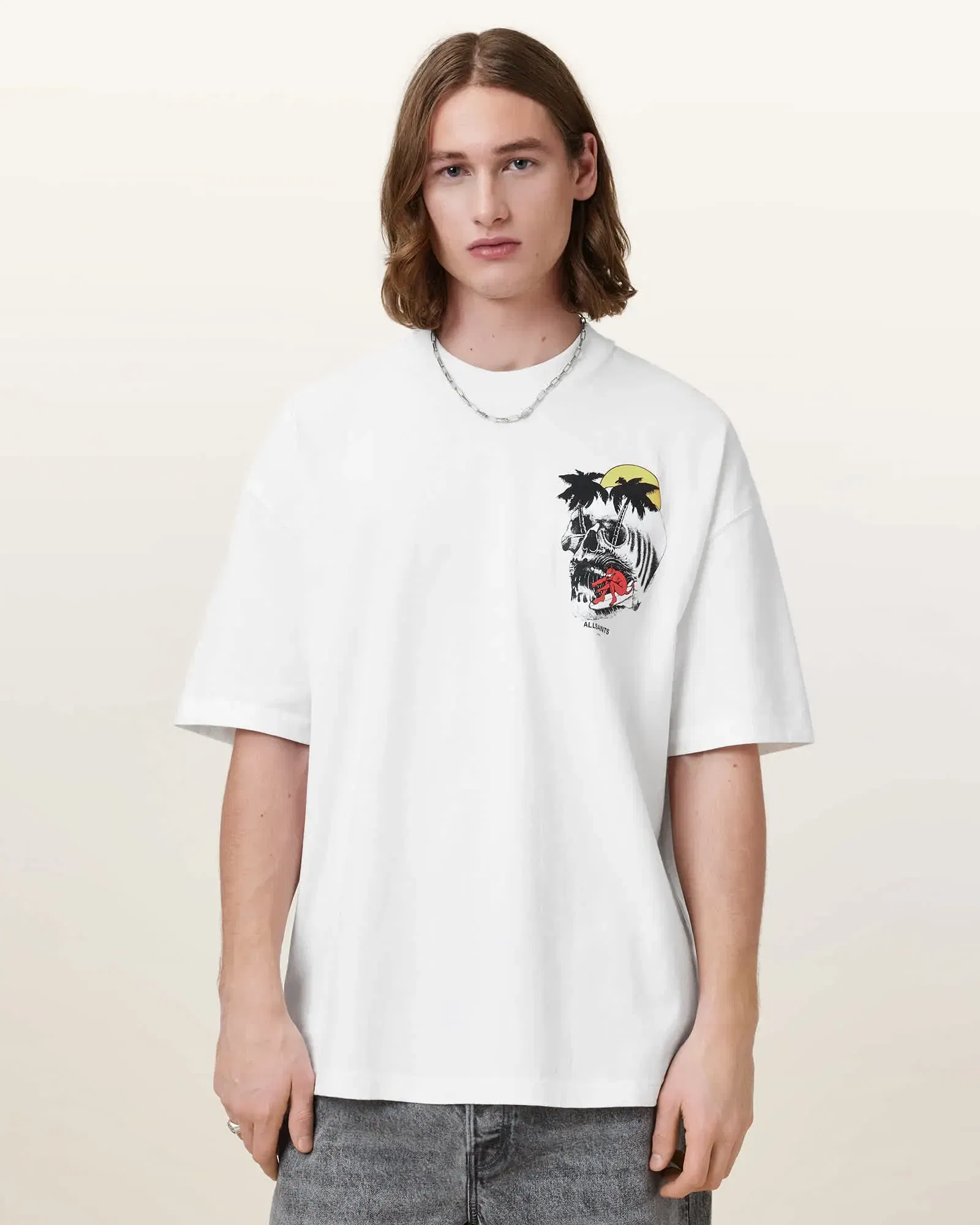Breaker Shorts Sleeve T-Shirt (White)