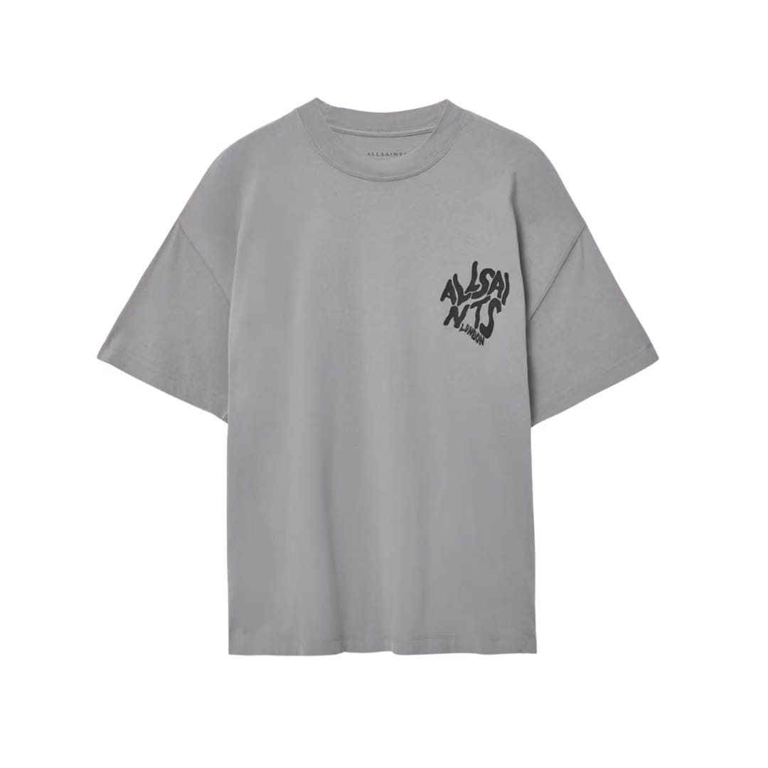 Orlando Logo Print Oversized T-Shirt (March Grey)