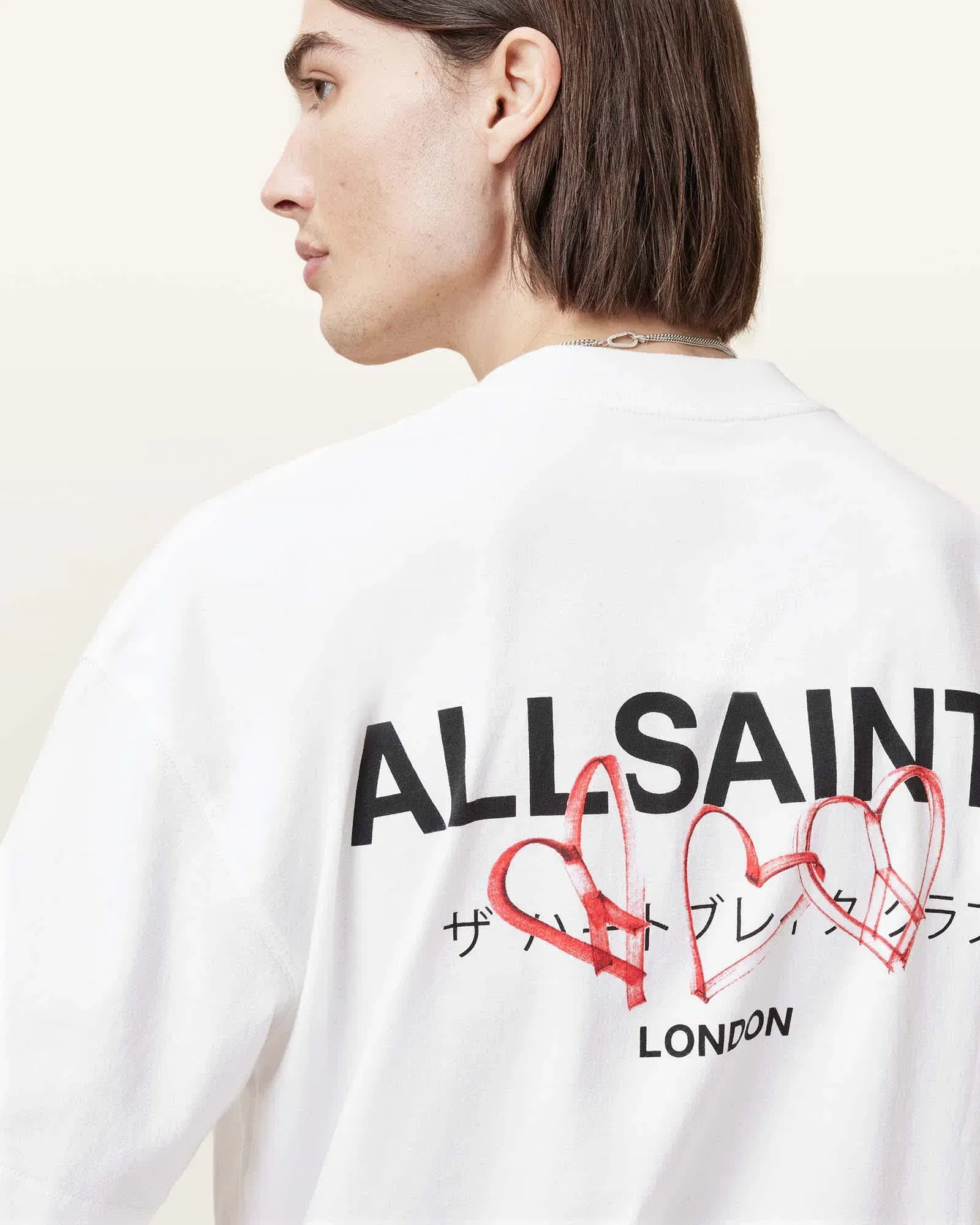 Amore Underground Oversized T-Shirt (Ashen White)