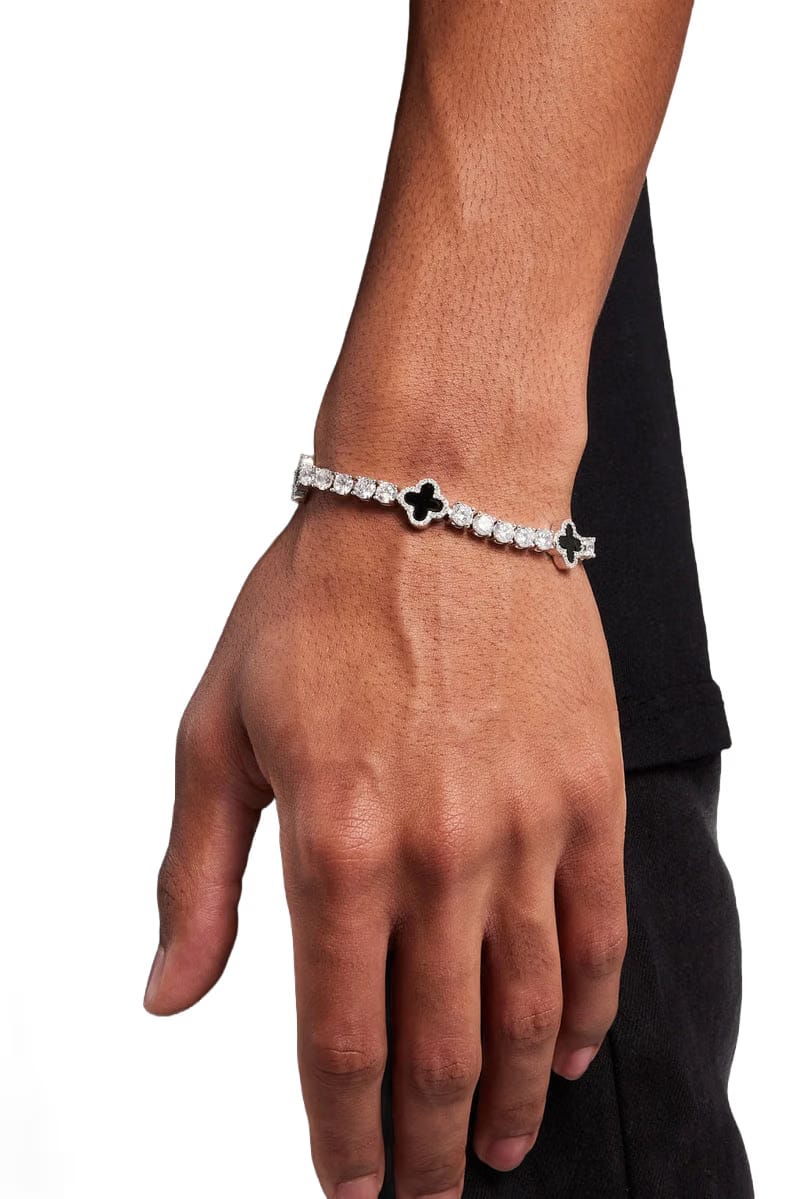ONYX MOTIF COURT BRACELET 5MM
