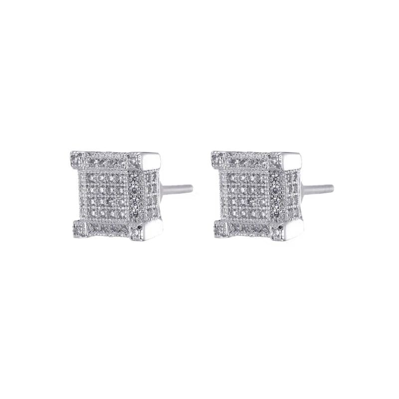 CUBE POST EARRING