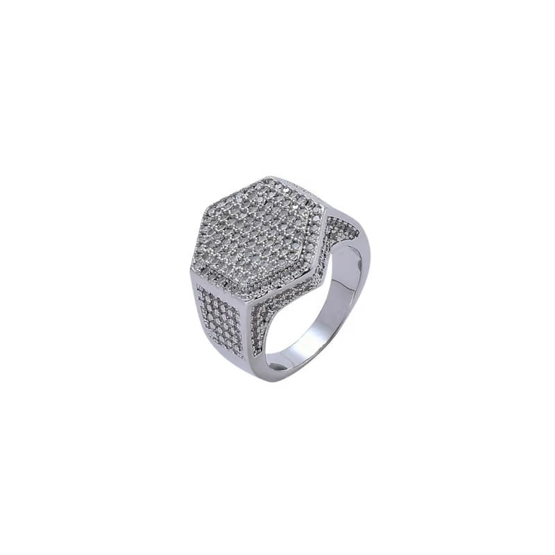 PAVE HEX SEAL RING