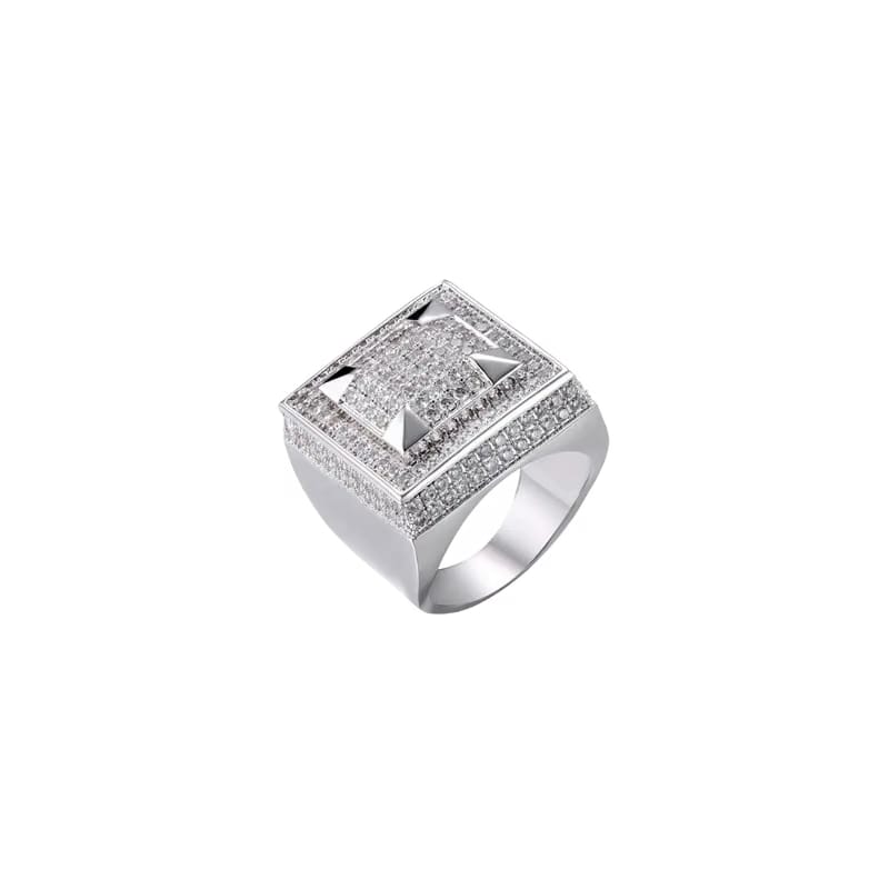 PAVE SQUARE BAND
