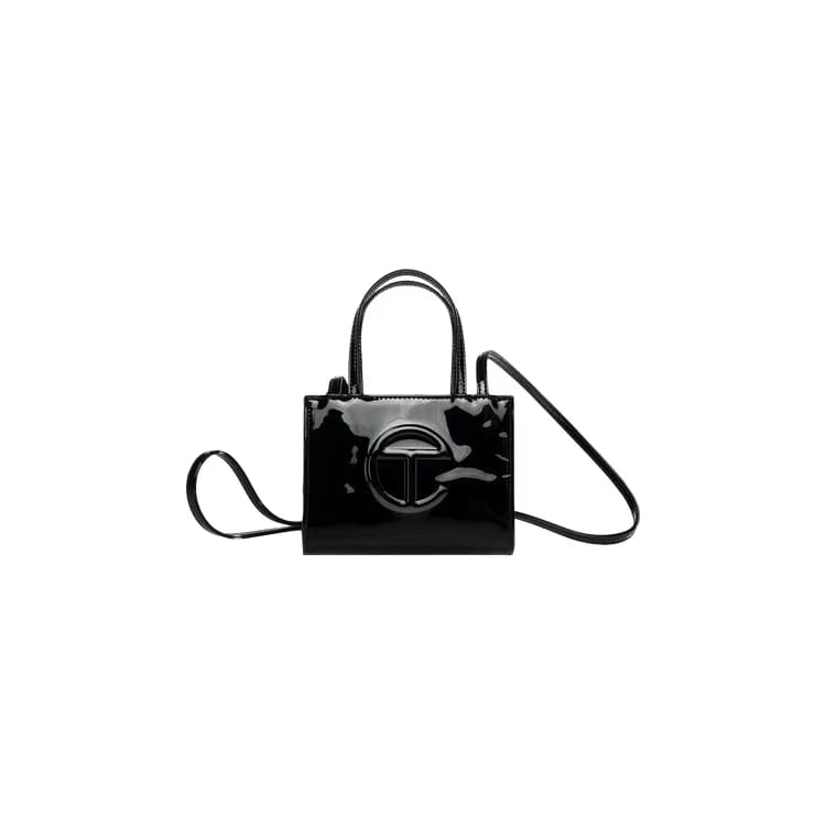 Telfar Small Shopping Bag Black Patent