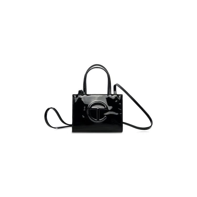 Telfar Small Shopping Bag Black Patent