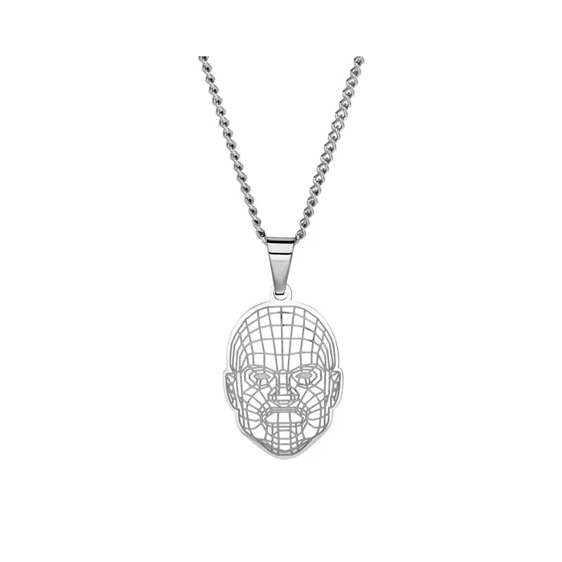 BALACLAVA CHARM WITH CURB CHAIN