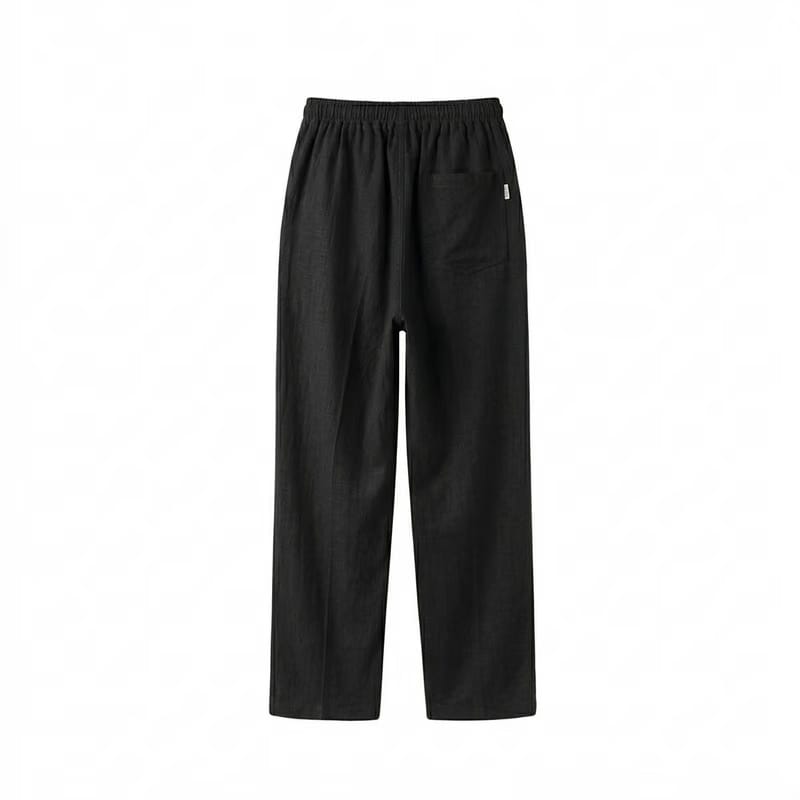 LINEN PANTS BLACK