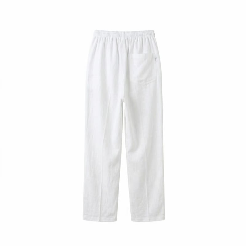 LINEN PANTS WHITE