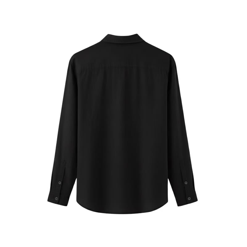 LINEN SHIRT BLACK