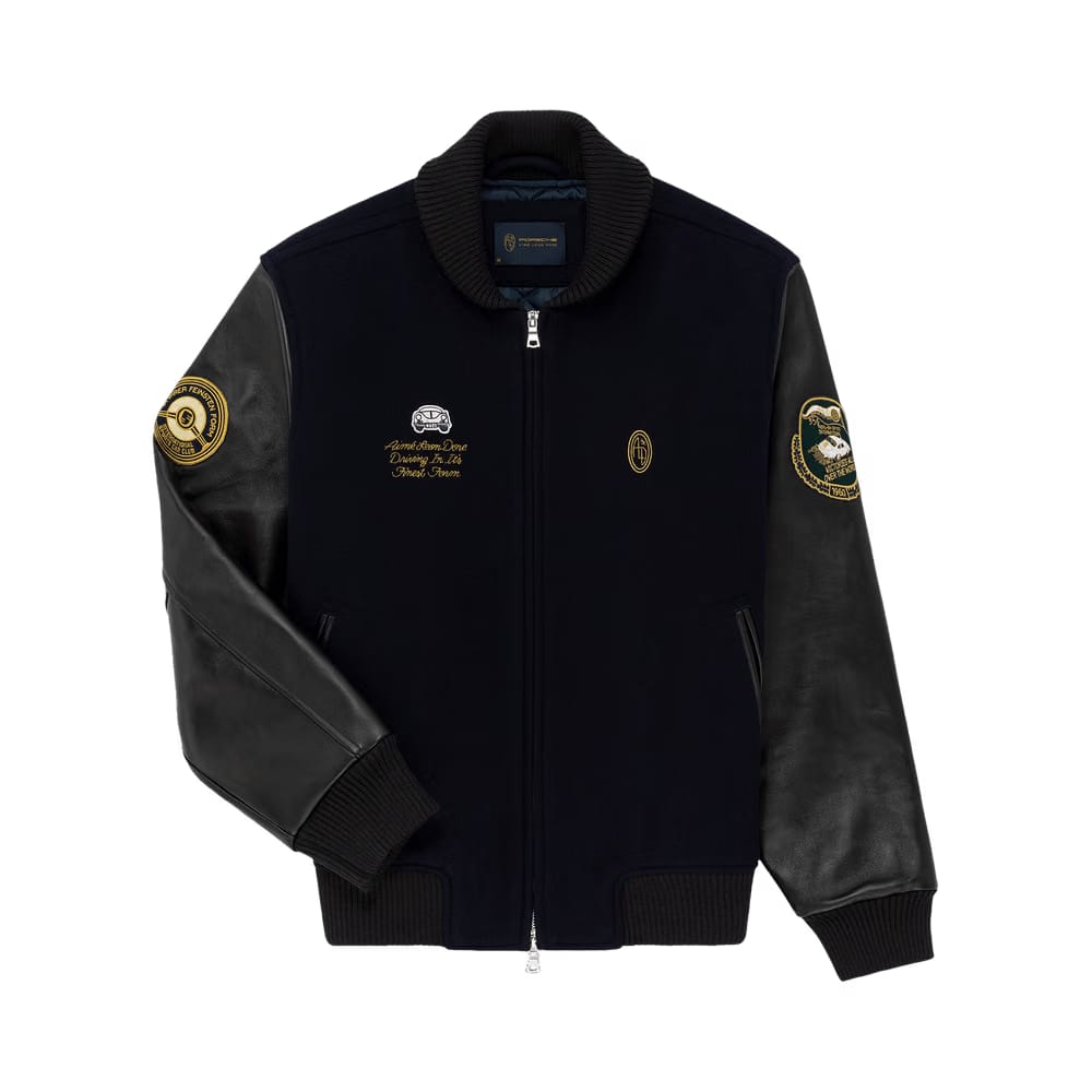 Aimé Leon Dore x Porsche 356 Team Jacket Navy Blazer