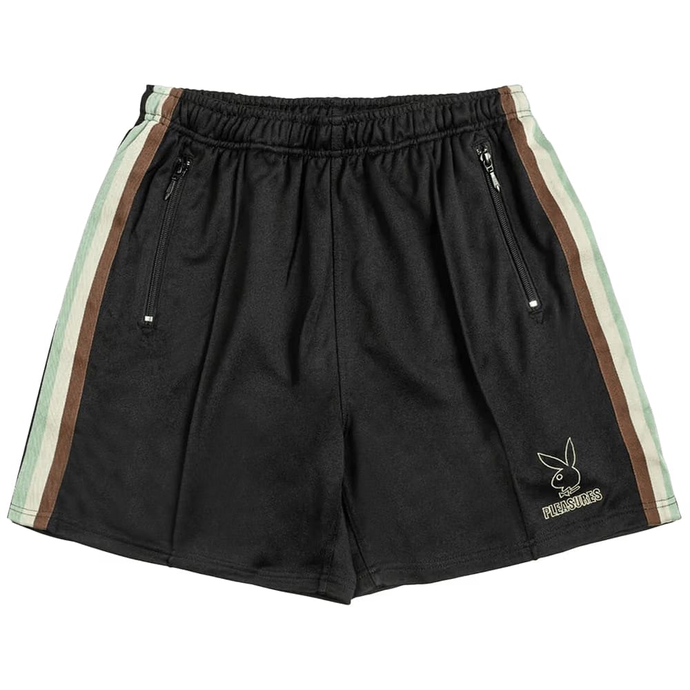 Pleasures x Playboy Wicked Track Shorts Black