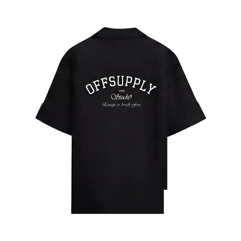 BLACK BOWLING SHIRT