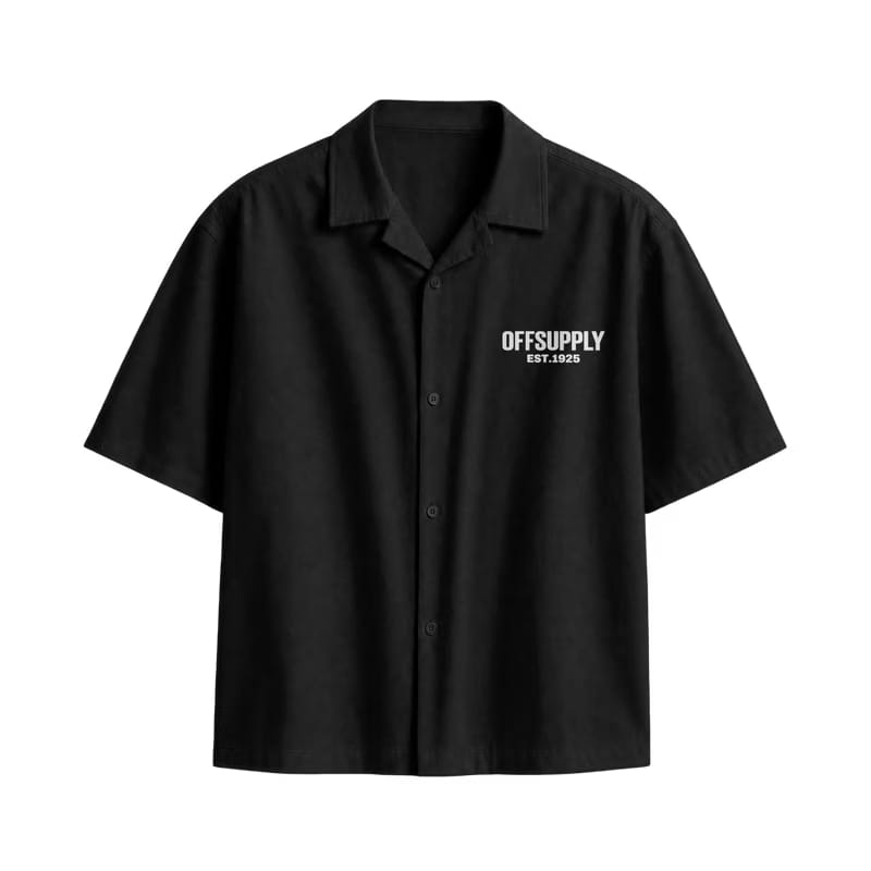 BLACK BOWLING SHIRT