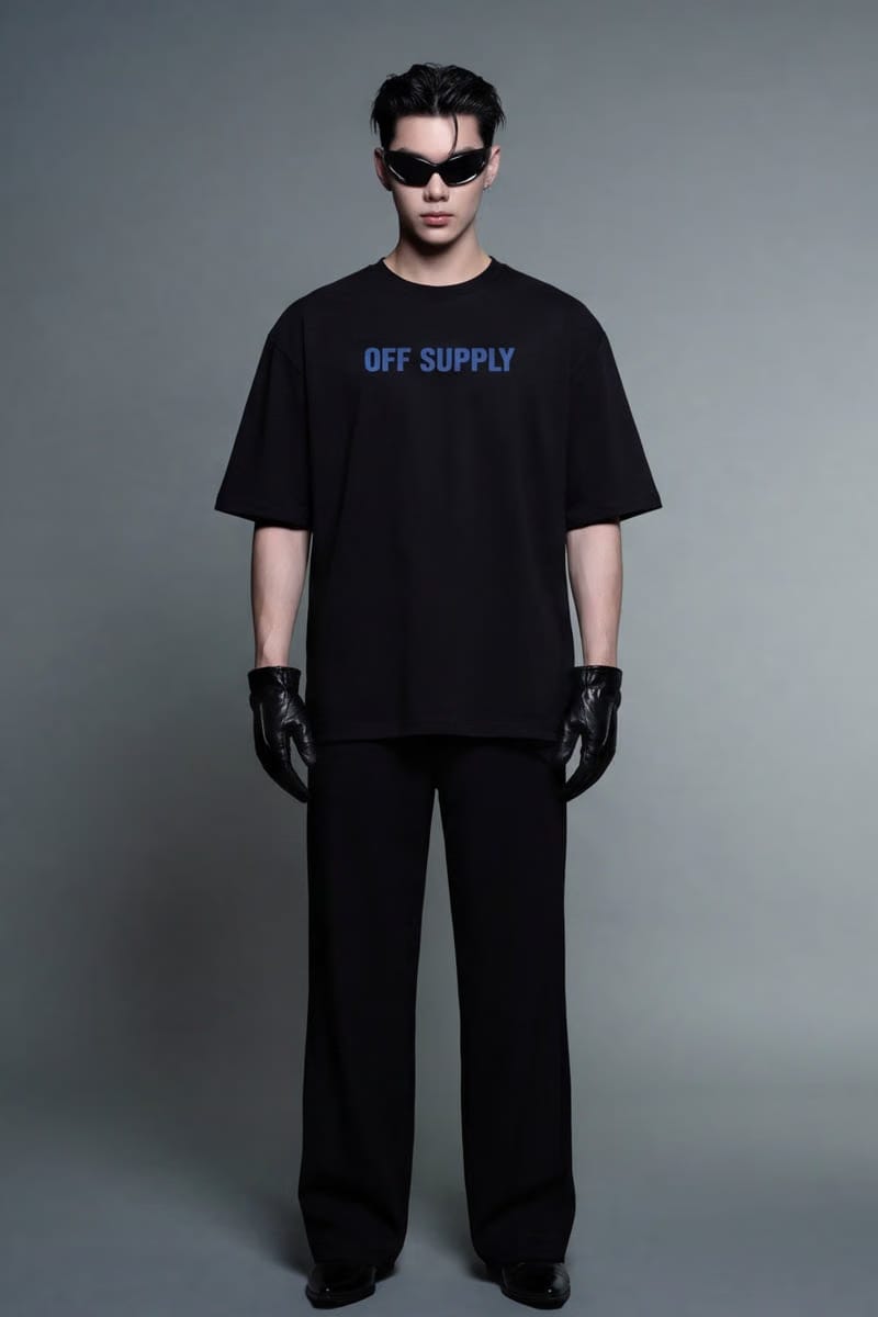 O-BASIC BLACK TSHIRT