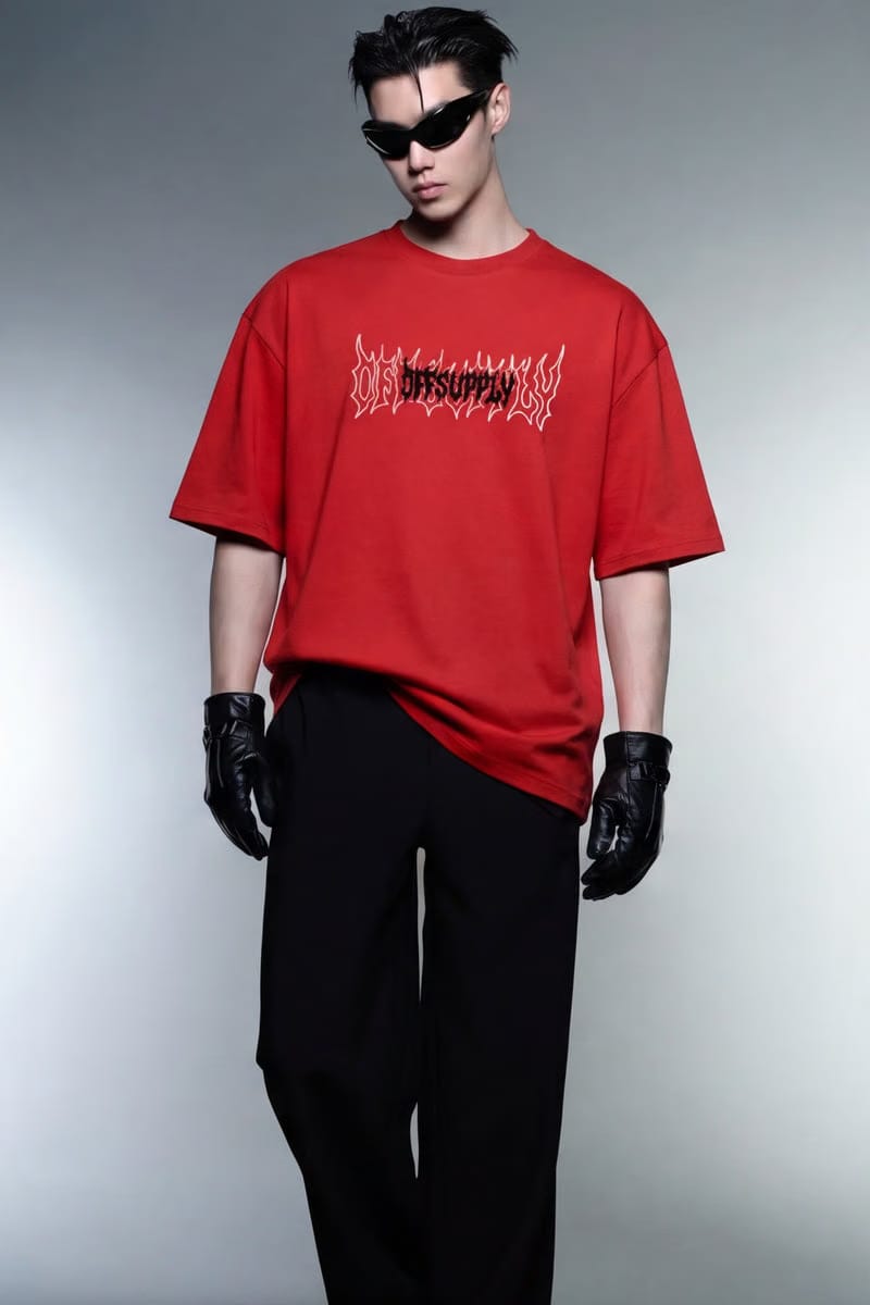 RED FLAME TSHIRT