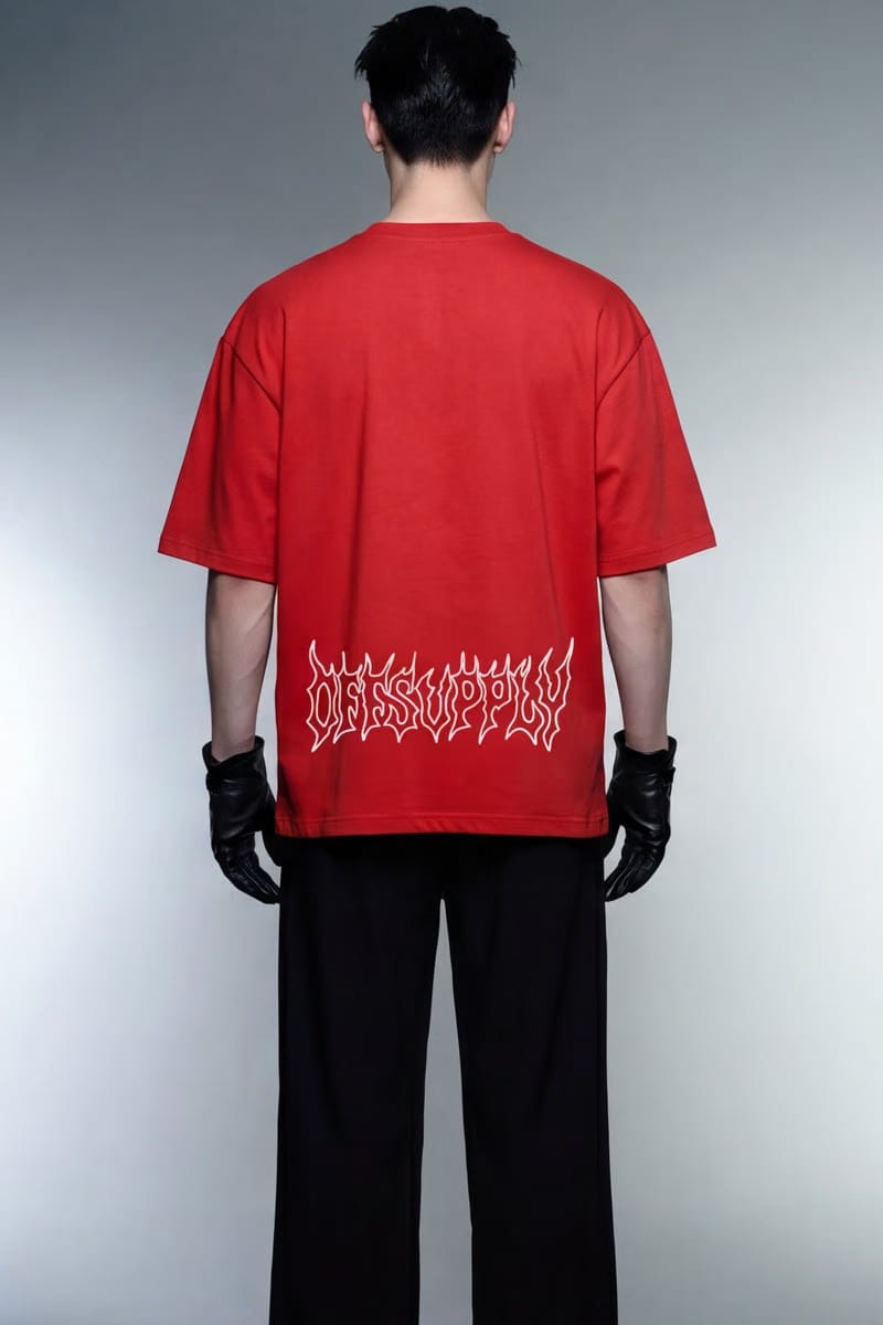 RED FLAME TSHIRT