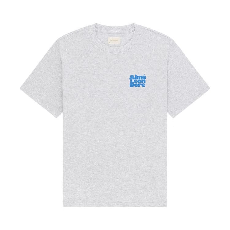 Aimé Leon Dore Stacked Logo T-Shirt Silver Mix