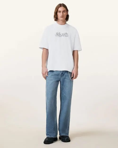 ALLSAINTS Sternum Oversized Crew Neck T-Shirt