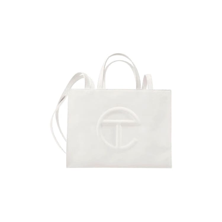 Telfar Medium Shopping Bag White