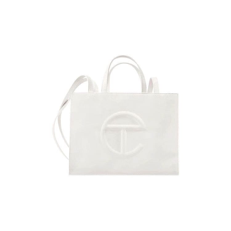 Telfar Medium Shopping Bag White