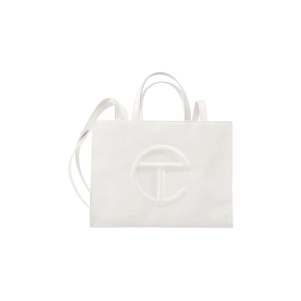 Telfar Medium Shopping Bag White