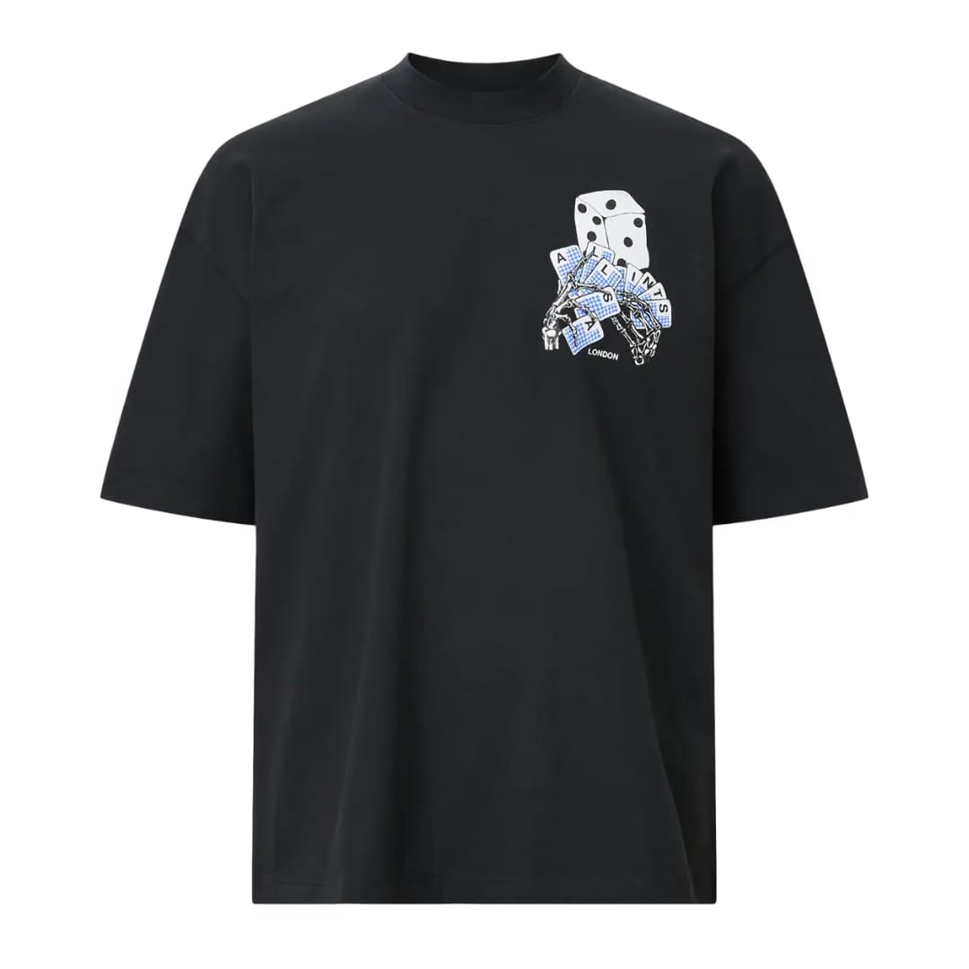 DEALT CREW - Print T-Shirt - black