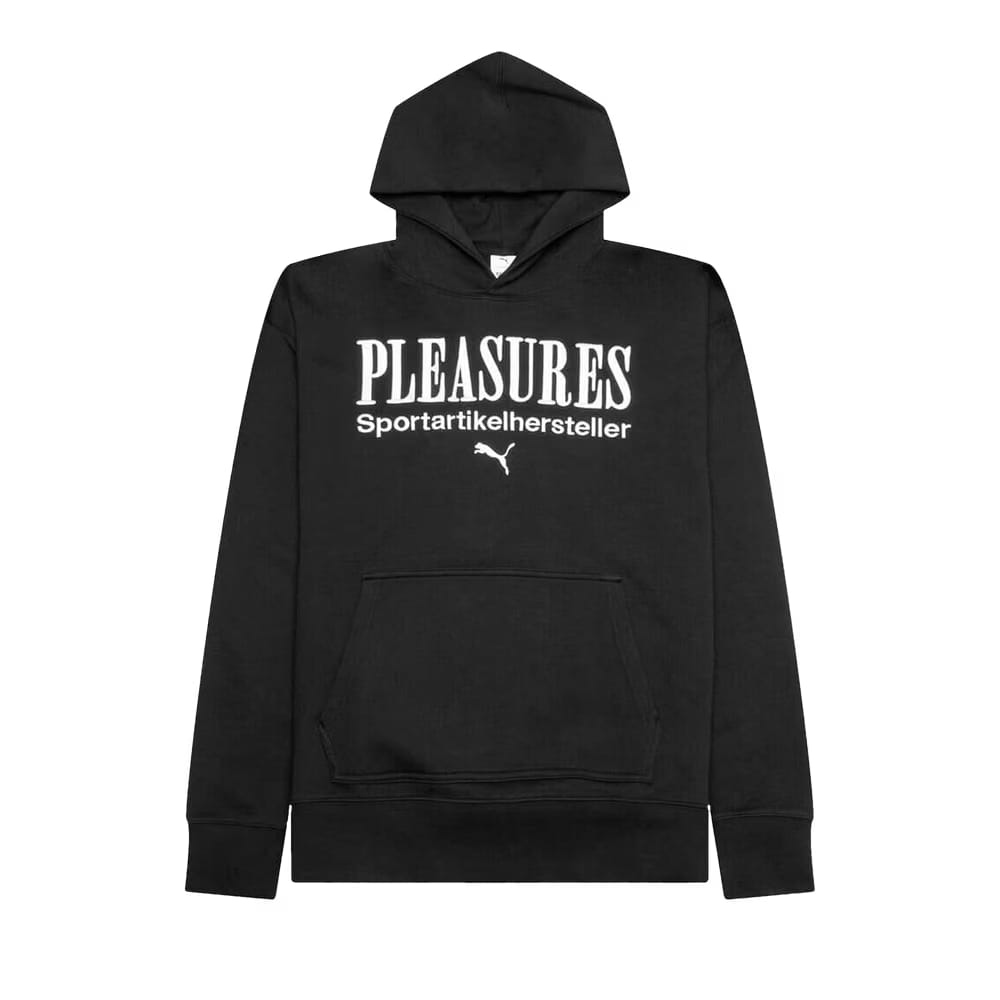 Puma x Pleasures Graphic Hoodie Black