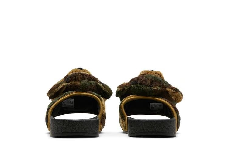 Jeremy Scott x adidas Adilette Slide Camo Teddy