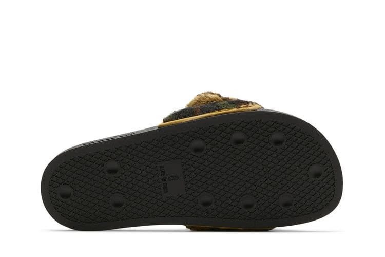 Jeremy Scott x adidas Adilette Slide Camo Teddy