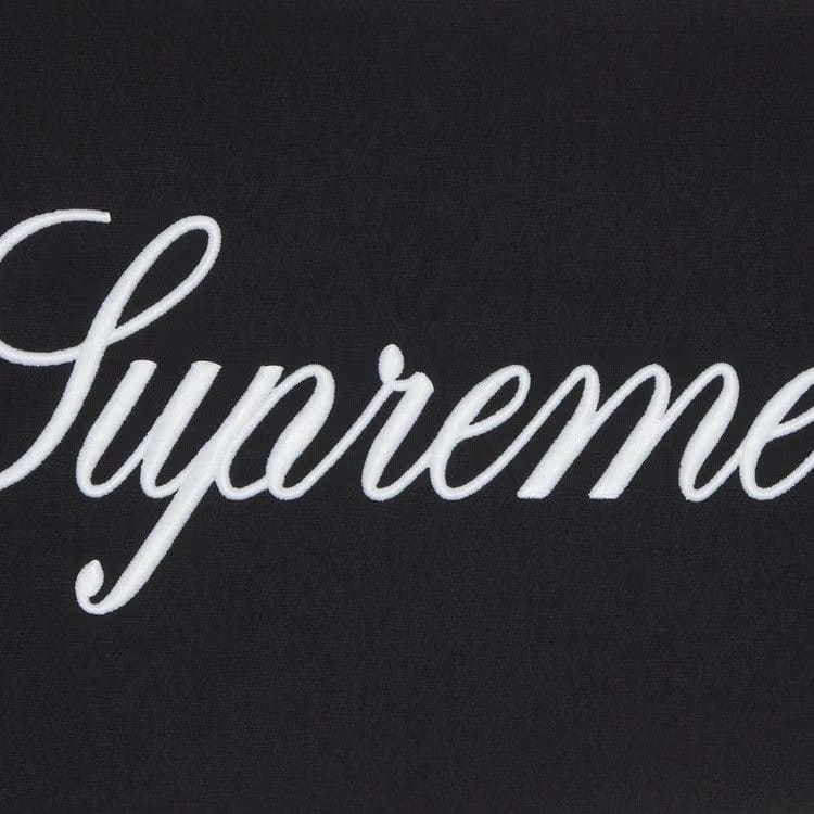 Supreme Raised Script Sweatpant Black