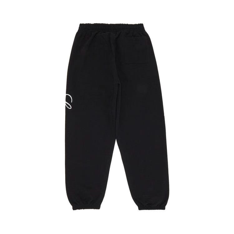 Supreme Raised Script Sweatpant Black