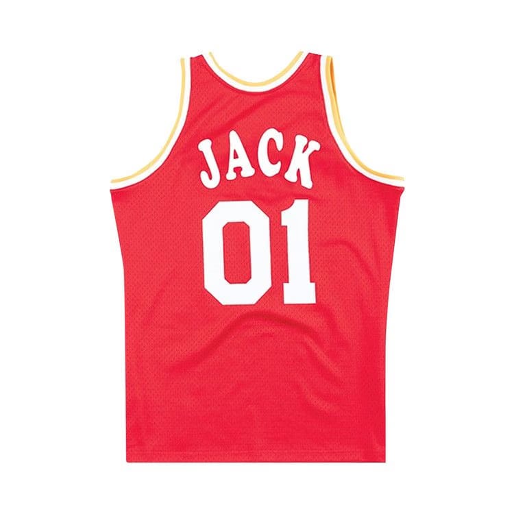 Cactus Jack by Travis Scott x BR x Mitchell & Ness Rockets Jersey Red