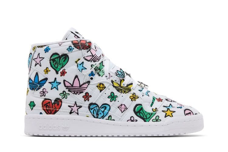 Adidas Forum 84 Hi Jeremy Scott Monogram Graffiti
