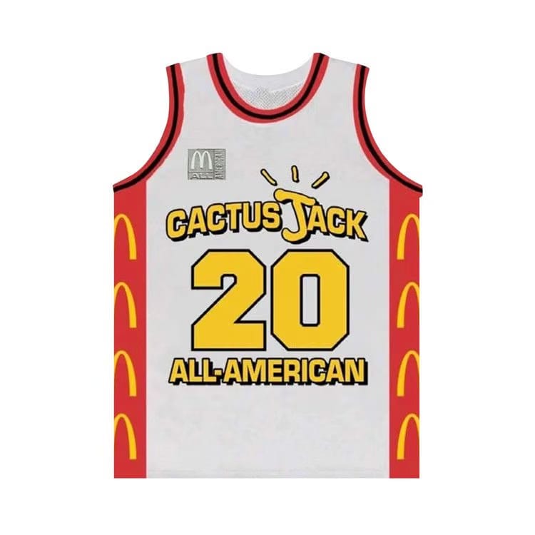 Cactus Jack by Travis Scott x McDonald's All American Jersey White