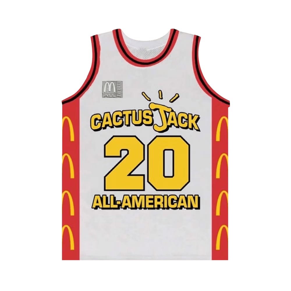 Cactus Jack by Travis Scott x McDonald's All American Jersey White