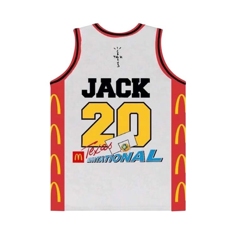 Cactus Jack by Travis Scott x McDonald's All American Jersey White