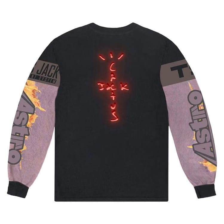 Cactus Jack by Travis Scott The Scotts Gaming I Long-Sleeve Jersey Black