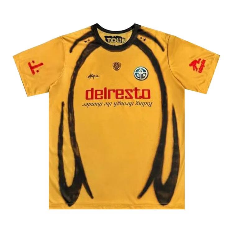 Cactus Jack by Travis Scott Germany Soccer Jersey Yellow